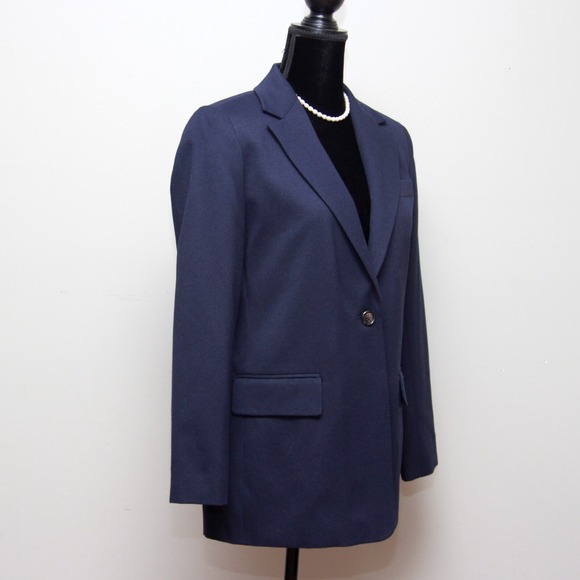 Orvis Women's Navy Blazer Jacket Size‎ 6 Classic Tailored Coat Navy Blue - Picture 3 of 16
